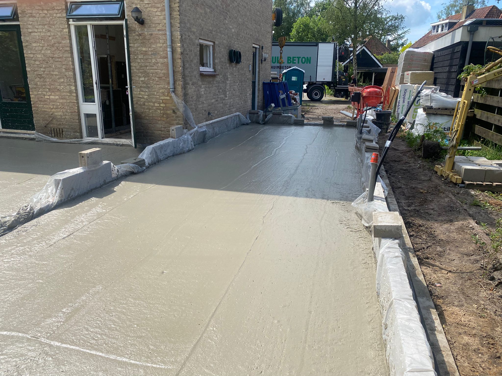 Afgewerkte werkvloer van schuimbeton | Bull Schuimbeton