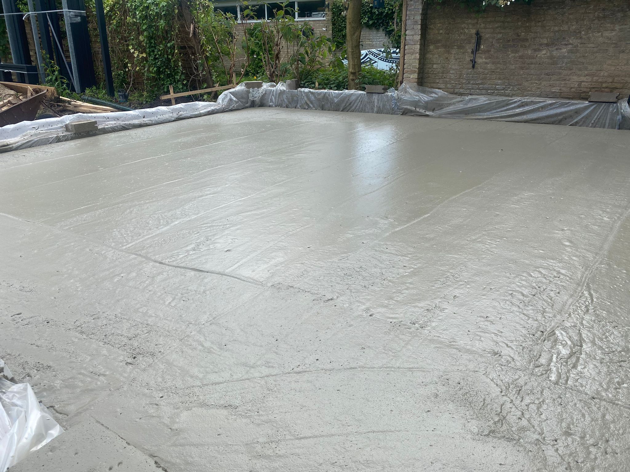 Gestorte werkvloer van schuimbeton | Bull Schuimbeton