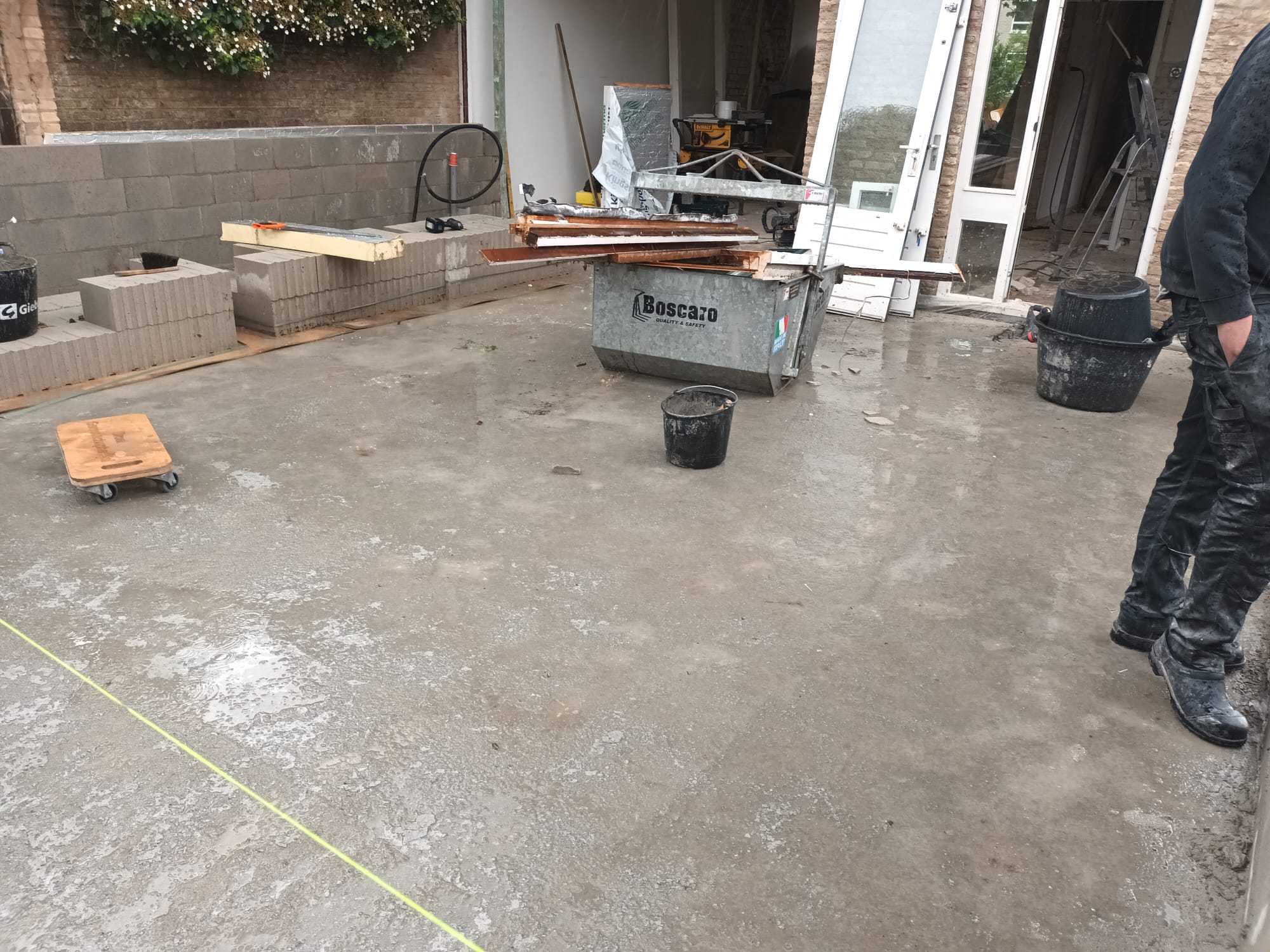 Werkvloer van schuimbeton in gebruik | Bull Schuimbeton