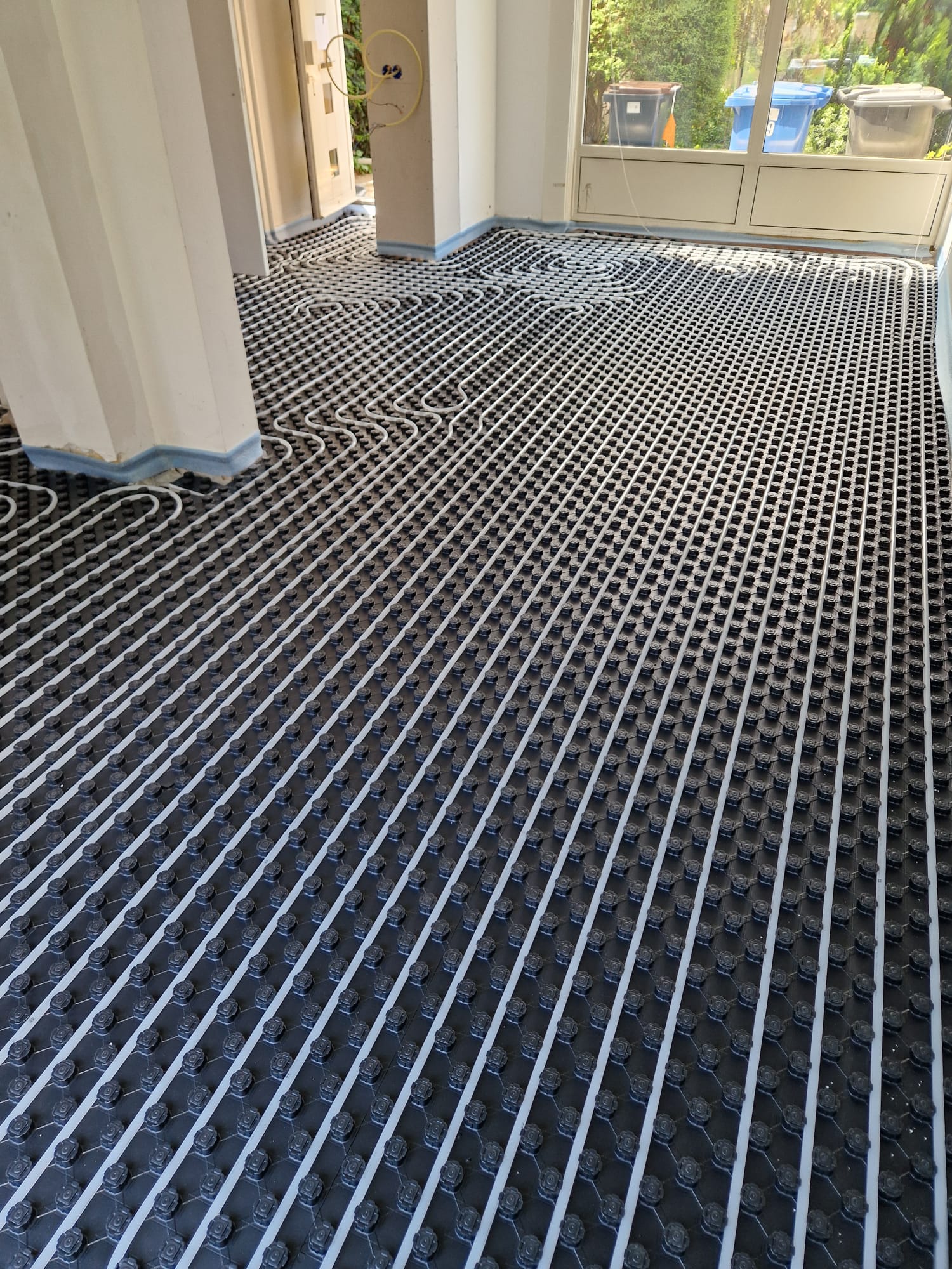 Vloerverwarming op noppenplaat | Bull Schuimbeton